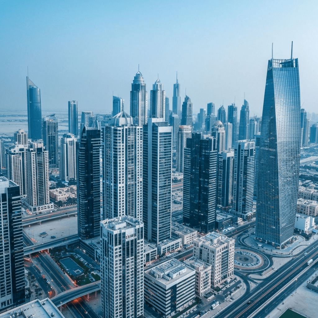 Dubai skyline showcasing future of architecture